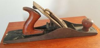 Vintage Old 14 " Hand Plane For Woodworking No.  5 1/2 Made In Usa