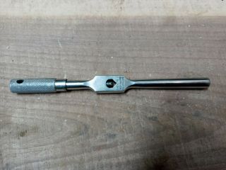 Vintage L.  L.  S.  Co.  - L.  S.  Starrett Co.  No.  91 - B Adjustable Tap Handle Wrench 2