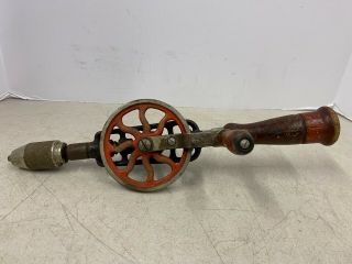 Vintage Antique No.  2 Greenfield Mass Millers Falls Co.  Hand Drill