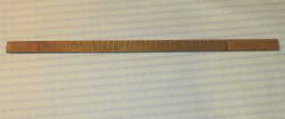 VINTAGE TREE/LOG SCALE STICK ' FOR AVERAGE SOUTHERN TIMBER ' 31 