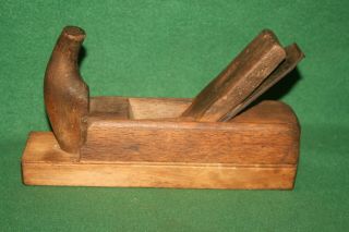 Very Early 19th C Antique German Horn Plane With Crown Cutter Inv Gs30