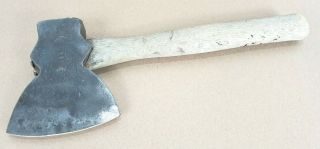 Vintage Unbranded Broadhead Hewing Hatchet 5 1/2 " Face No Markings Drop Forged