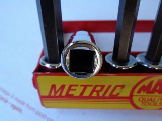 Mac Tool Co.  7 Piece 3/8 Drive Metric Hex Set Xt8y 4mm - 10mm