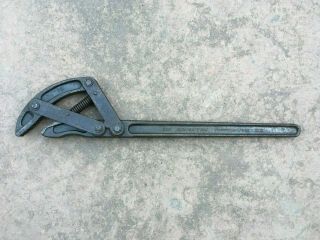 Hoe Corporation Corp 18 Spring Loaded Wrench Poughkeepsie Ny Vintage Pat 1922