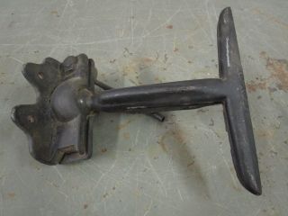 Vintage Cast Iron Ball Swivel Bench Mount Hand Saw Sharpening Vise No.  105