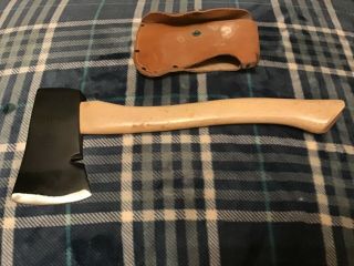 Vintage Collins Hatchet With Nail Puller And Sheath