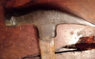 Vintage Vulcan Dynamic 16 oz Claw Hammer with Orig Hickory Handle VR18 3