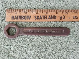 The CHARLES PARKER Co Chas Parker VISE WRENCH No.  2,  3/4” 6 Point HTF VGC USA 2