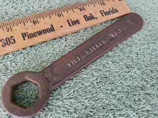The CHARLES PARKER Co Chas Parker VISE WRENCH No.  2,  3/4” 6 Point HTF VGC USA 3