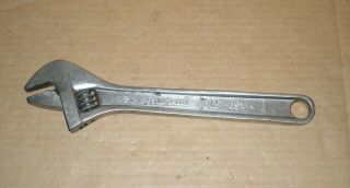 Vintage Snap - On Ad12 12 " Adjustable Wrench Snap On 12 "