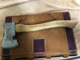 Vintage Plumb Usa Boy Scouts Camp Axe - Hatchet - Be Prepared Banner