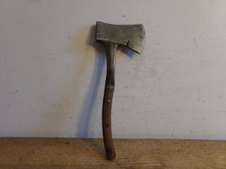 Vintage Hatchet With Nail Puller,  Steel And Wood Handle Unbranded