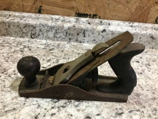 Vintage Stanley Bailey No.  4 Hand Plane Planer Made In Usa 2 " Blade Width