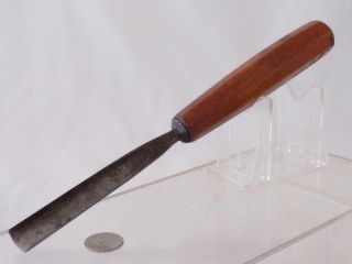 Antique Herring Bros.  Wood Carving Gouge Chisel 6 Sweep 1/2 " Cut 8.  5 " Long