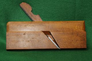 Antique Vintage Ohio Tool 7/8 " No 6 Round Woodworking Moulding Plane Inv Fb16