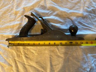 Vintage Antique Stanley Bailey Wood Plane No.  5 Smooth Plane Made In Usa