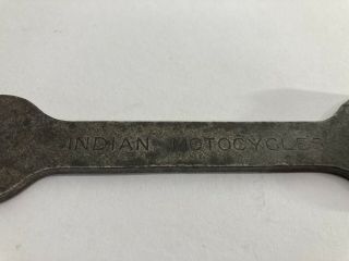 Vintage 6 " Indian Motorcycle Open End Wrench Cond Marked