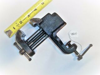 Small Bench Vise,  1 - 5/8 " Wide Jaws,  Opens To 1 - 1/4 ",  Weighs 2 Lbs.  Hobbyist Vise