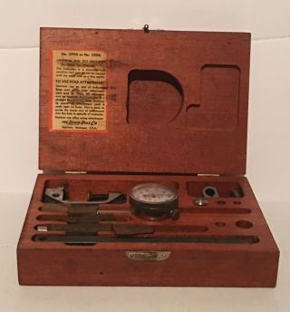 Vintage Lufkin No.  399 Universal Dial Test Indicator Miti Mite Magnetic Base