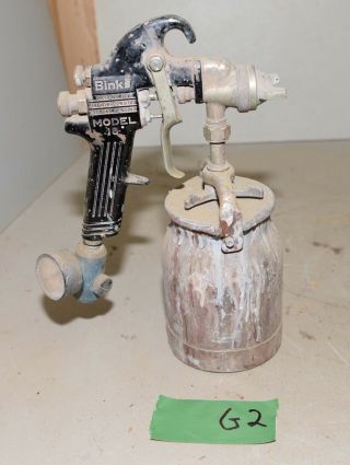 Binks Model 18 Vintage Gun Paint Sprayer Mechanics Auto Body Tool G2