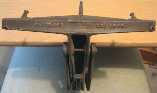 1899 & 1904 Antique E.  C.  Stearns & Co.  Swivel Head Saw Vise Cast Iron Tool