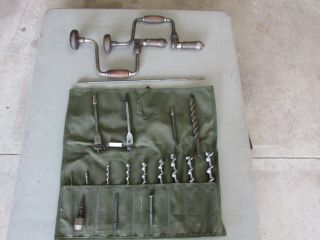 Antique Hand Drills And Bits