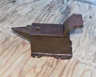 Vintage Shields Patent (i Think) Vise Anvil Drill Part,  Just Anvil & 1 Jaw