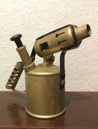 Vintage/antique Brass Blow Torch - T.  E.  Bladon & Sons 1930s -