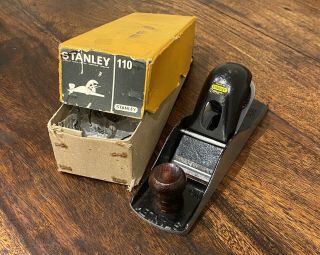 Vintage Stanley 110 Block Plane - Boxed.