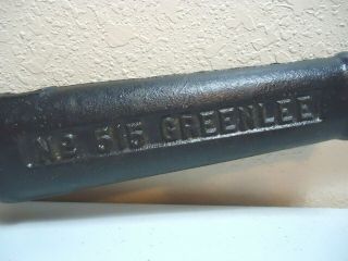 Vintage GREENLEE No.  515 Carpenter ' s/Woodworkers Slide Hammer Nail Puller,  USA 2