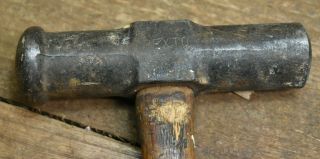 L706 - Vintage Pexto Forming Hammer Blacksmith Tinsmith Weighs 2 Lbs W/ Handle