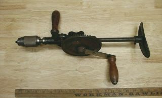 Antique Millers Falls No.  120,  2 Speed Breast Drill,  16 - 1/4 ",  Use Or Restore,  Vgc