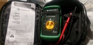 (greenlee Dm - 2o) Digital Multimeter Comes With A Case