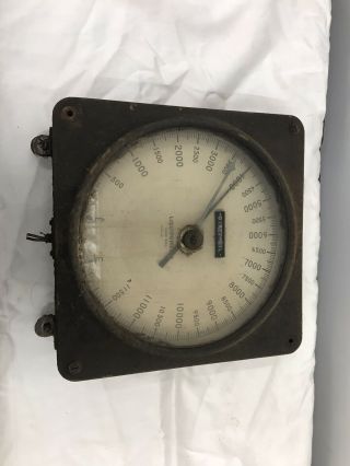 Vintage Liquidometer Gauge Industrial Steam Punk Rat Rod