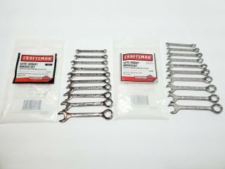 Craftsman Usa 20 Pc Midget Ignition Wrench Set Sae,  Metric 42319 42339 Micro