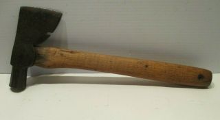 Vintage Carpenter Hammer/ Roofing Hatchet W/ Nail Puller & Handle