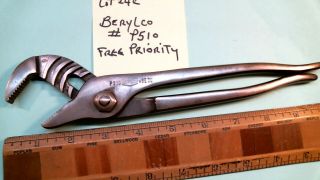 Berylco Non - Sparking Brass/bronze P - 510 Groove Joint Pliers 10 " Channel Locks