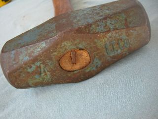Vintage LT Co 4 LB Hammer Blacksmith Sledge hammer 2