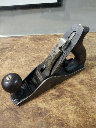 Vintage Stanley Bailey No.  3 Plane Woodworking Cabinetry Hand Plane