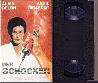Vhs Der Schocker - Alain Delon,  Annie Girardot - Vmp - Rarität - Fsk 16 Rare Tape