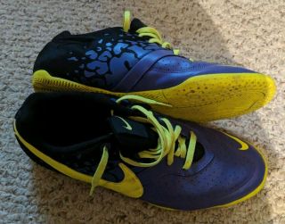 Nike Mens Rare Elastico Ll 580454 - 570 Purple Indoor Soccer Shoes Size 10