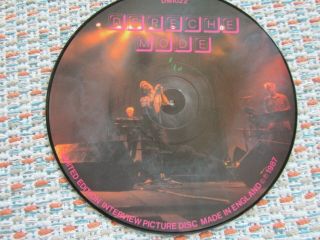 Depeche Mode Picture Disc Vinyl Lp 1987 Limited U.  K.  Import Very Rare Interviews