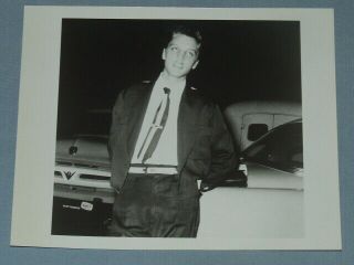 Rarely Seen 8 X 10 Photo Of A Young Elvis From The James Curtin Archives