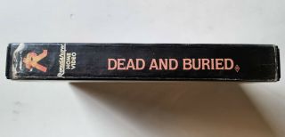 Dead And Buried (1981 Zombie Horror) RARE Aussie VHS on Roadshow 3