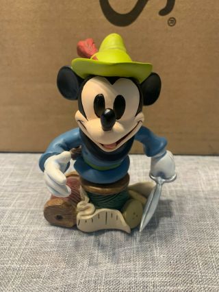 Mickey Mouse Bust - Enesco Grand Jester Studios Disney Rare Brave Little Tailor
