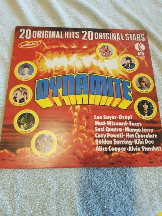 K Tel Dynamite Various Artists - Vinyl Rare Italian 1st Pressing 1974