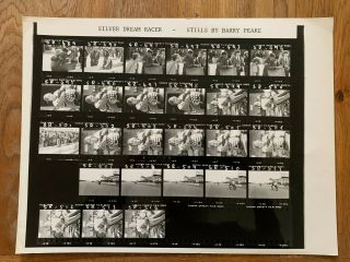 Silver Dream Racer 1980 Beau Bridges - A Rare B&w Contact Sheet