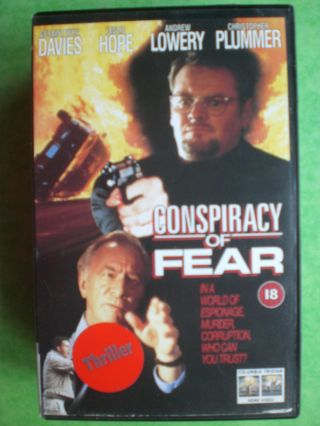 Conspiracy Of Fear (christopher Plummer) Big Box Rare & Deleted