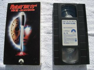 Friday The 13th Part Vii 7 The Blood Vhs Video Tape Movie Horror Rare