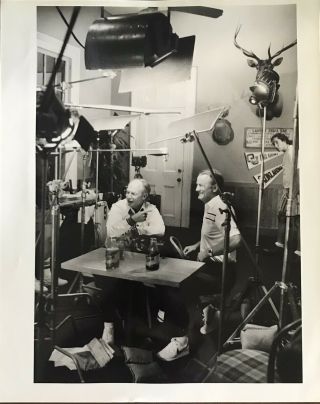 1988 Press Photo.  8x10 Barry Switzer And Pat Jones.  Sooners & Cowboys.  Rare